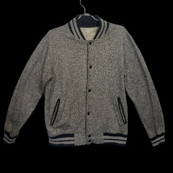 Vintage 90’s Charles and A Half Jacket Varsity Bomber Fleece unisex size S - Picture 13 of 15